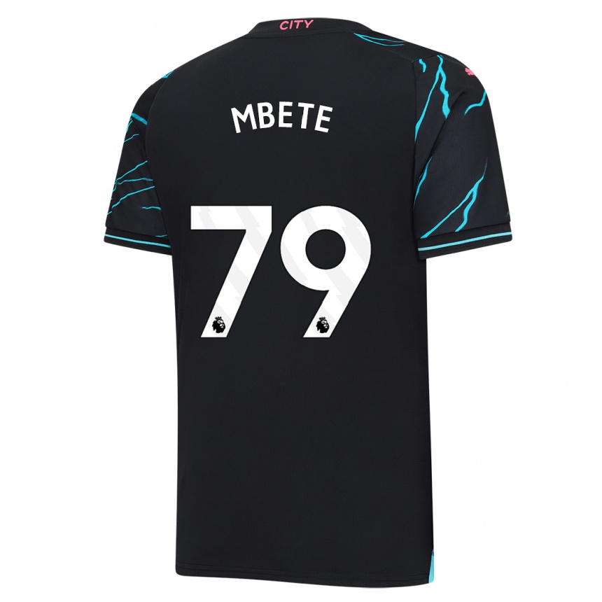 Homme Football Maillot Luke Mbete #79 Bleu Foncé Troisieme 2023/24 Canada