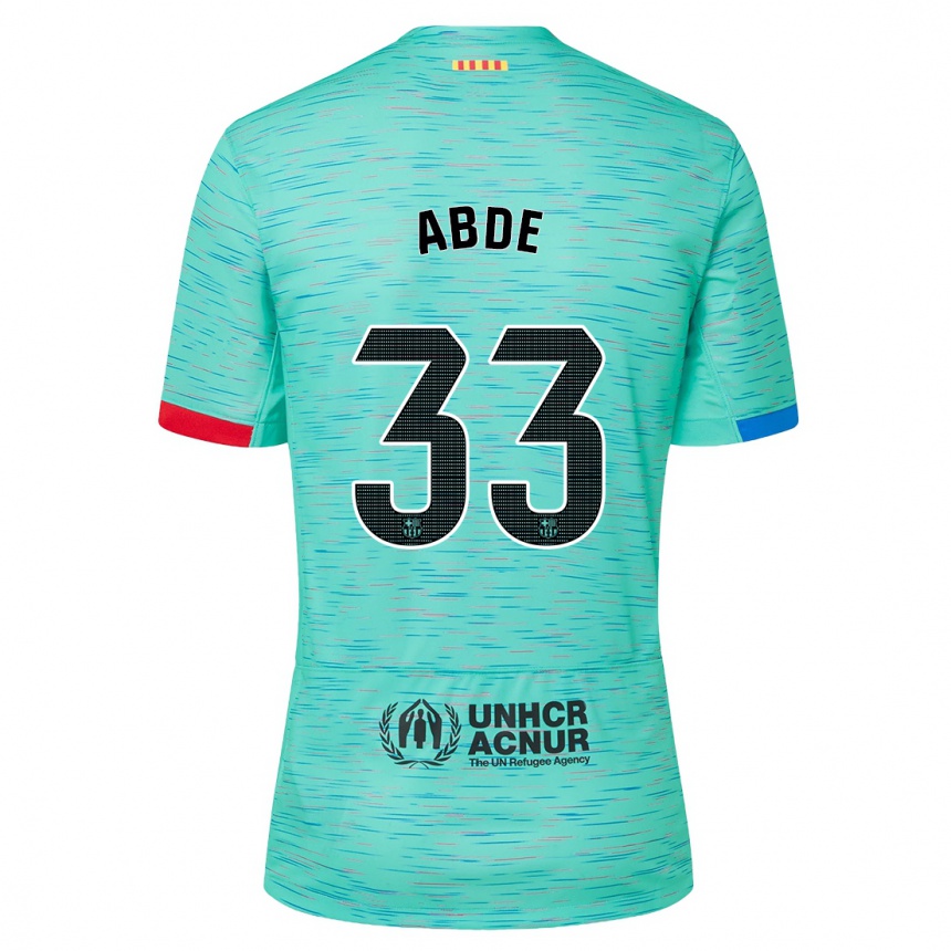 Men  Ez Abde #33 Light Aqua Third Jersey 2023/24 T-Shirt Canada