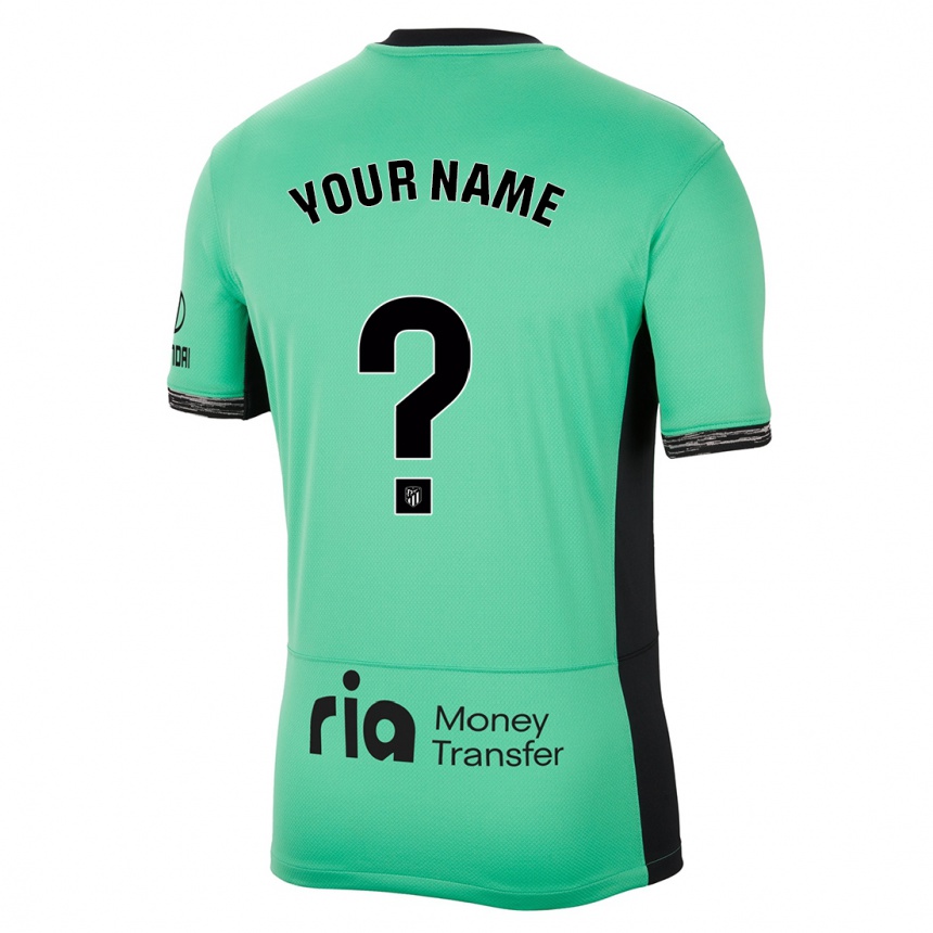 Men  Your Name #0 Spring Green Third Jersey 2023/24 T-Shirt Canada