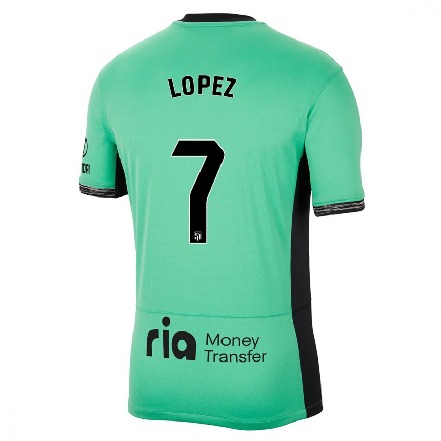 Homme Football Maillot Maitane Lopez #7 Vert Printanier Troisieme 2023/24 Canada