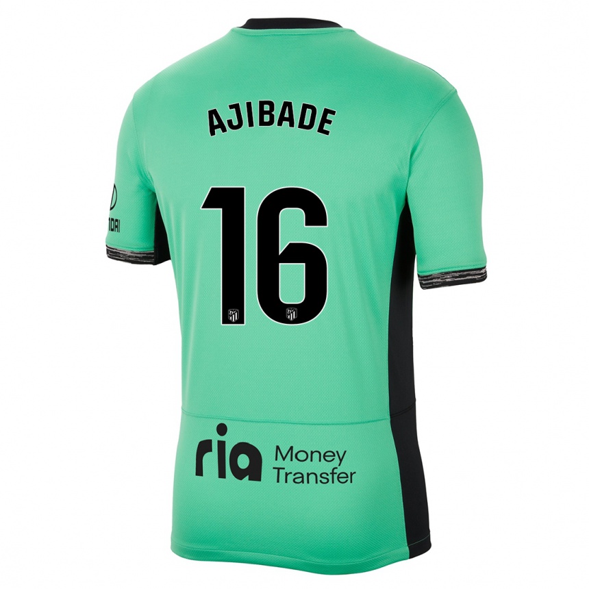 Homme Football Maillot Rasheedat Ajibade #16 Vert Printanier Troisieme 2023/24 Canada