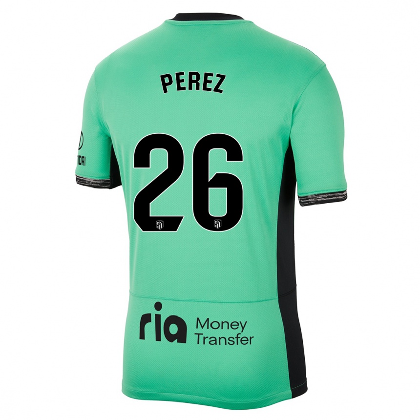 Men  Xenia Perez #26 Spring Green Third Jersey 2023/24 T-Shirt Canada