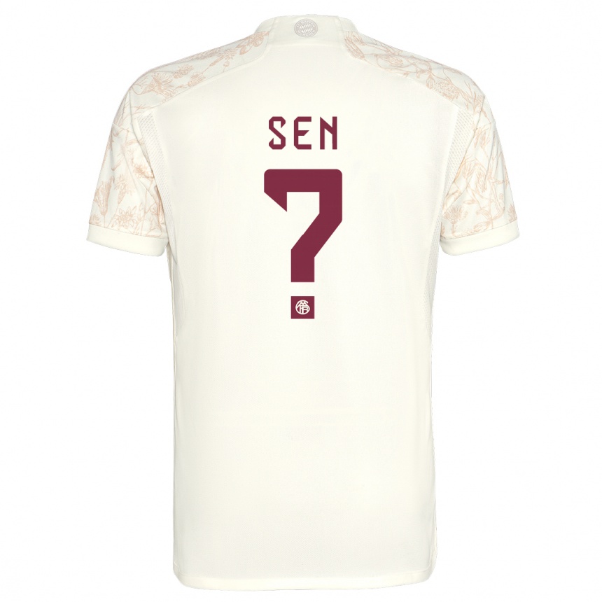 Men  Salih Sen #0 Off White Third Jersey 2023/24 T-Shirt Canada