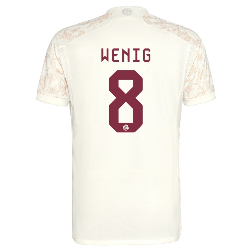 Homme Football Maillot Marcel Wenig #8 Blanc Cassé Troisieme 2023/24 Canada