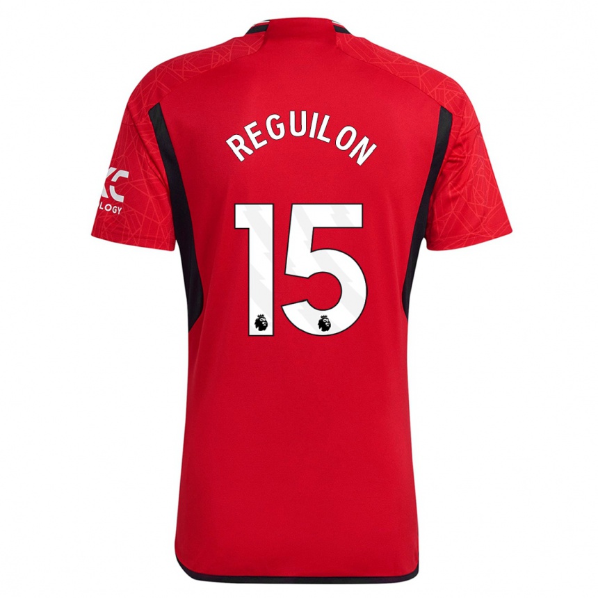 Femme Football Maillot Sergio Reguilon #15 Rouge Tenues Domicile 2023/24 Canada