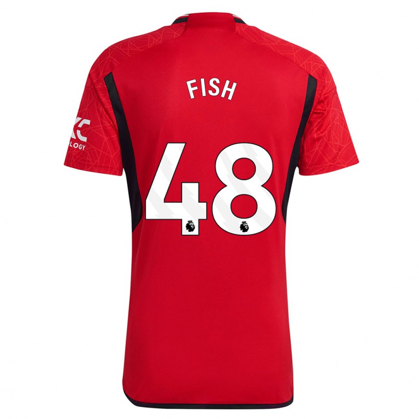 Women  Will Fish #48 Red Home Jersey 2023/24 T-Shirt Canada