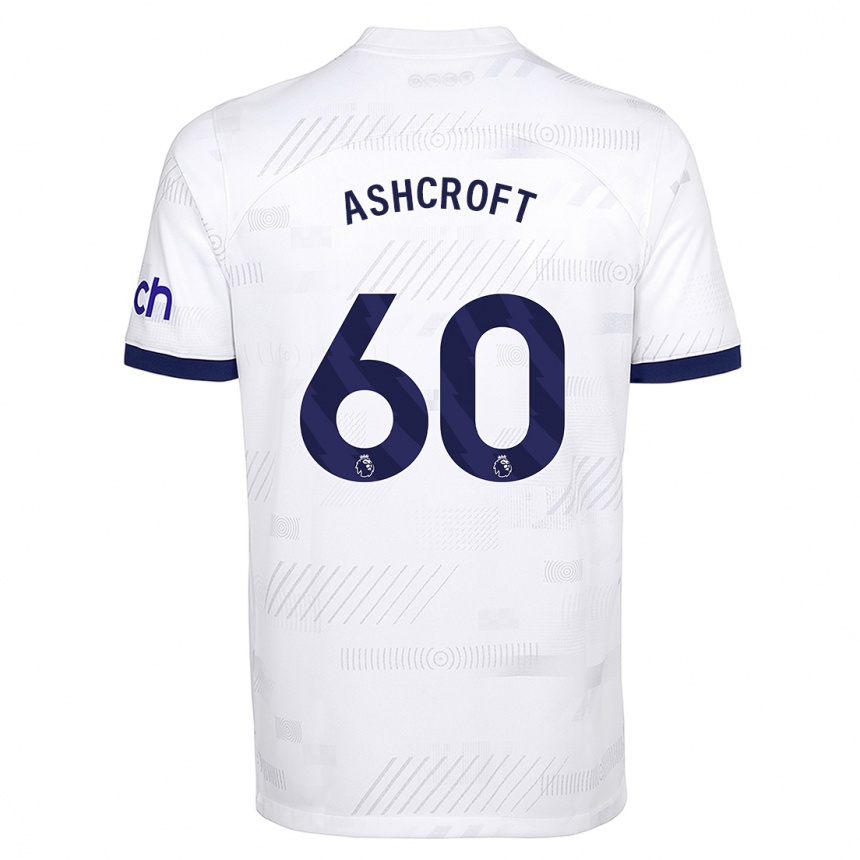 Women  Tyrell Ashcroft #60 White Home Jersey 2023/24 T-Shirt Canada