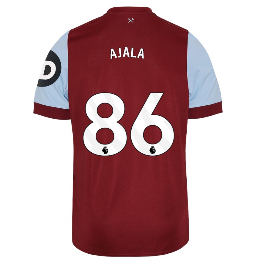 Women  Joshua Ajala #86 Maroon Home Jersey 2023/24 T-Shirt Canada