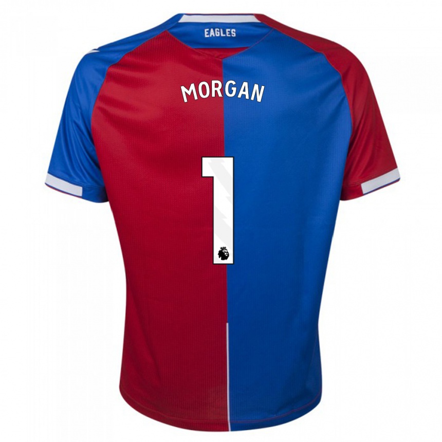 Femme Football Maillot Chloe Morgan #1 Rouge Bleu Tenues Domicile 2023/24 Canada