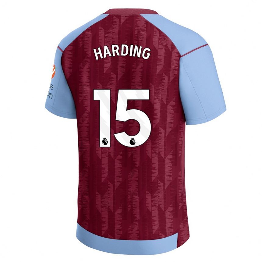 Women  Natasha Harding #15 Claret Blue Home Jersey 2023/24 T-Shirt Canada