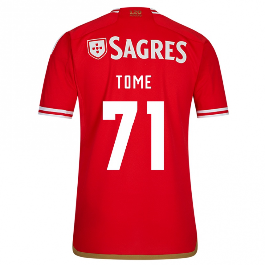 Femme Football Maillot João Tomé #71 Rouge Tenues Domicile 2023/24 Canada