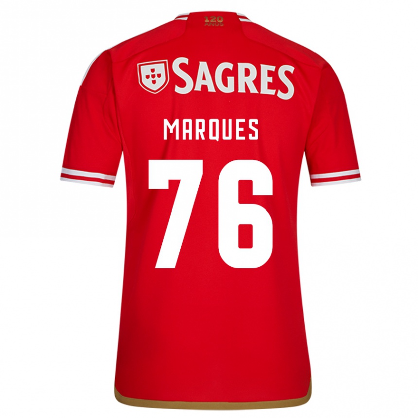 Women  Gustavo Marques #76 Red Home Jersey 2023/24 T-Shirt Canada