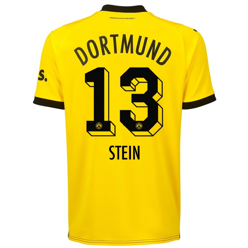 Femme Football Maillot Daniel Stein #13 Jaune Tenues Domicile 2023/24 Canada