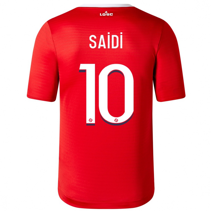 Femme Football Maillot Rachel Saidi #10 Rouge Tenues Domicile 2023/24 Canada