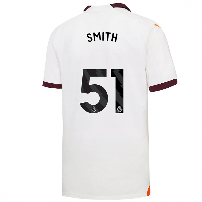 Femme Football Maillot Isaac Smith #51 Blanc Tenues Extérieur 2023/24 Canada