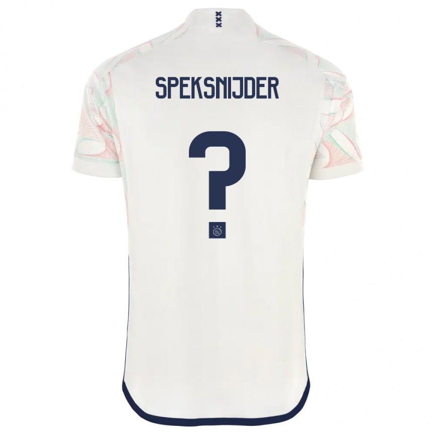 Women  Rico Speksnijder #0 White Away Jersey 2023/24 T-Shirt Canada