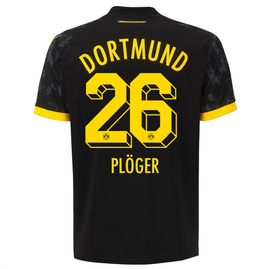 Femme Football Maillot Dustin Plöger #26 Noir Tenues Extérieur 2023/24 Canada