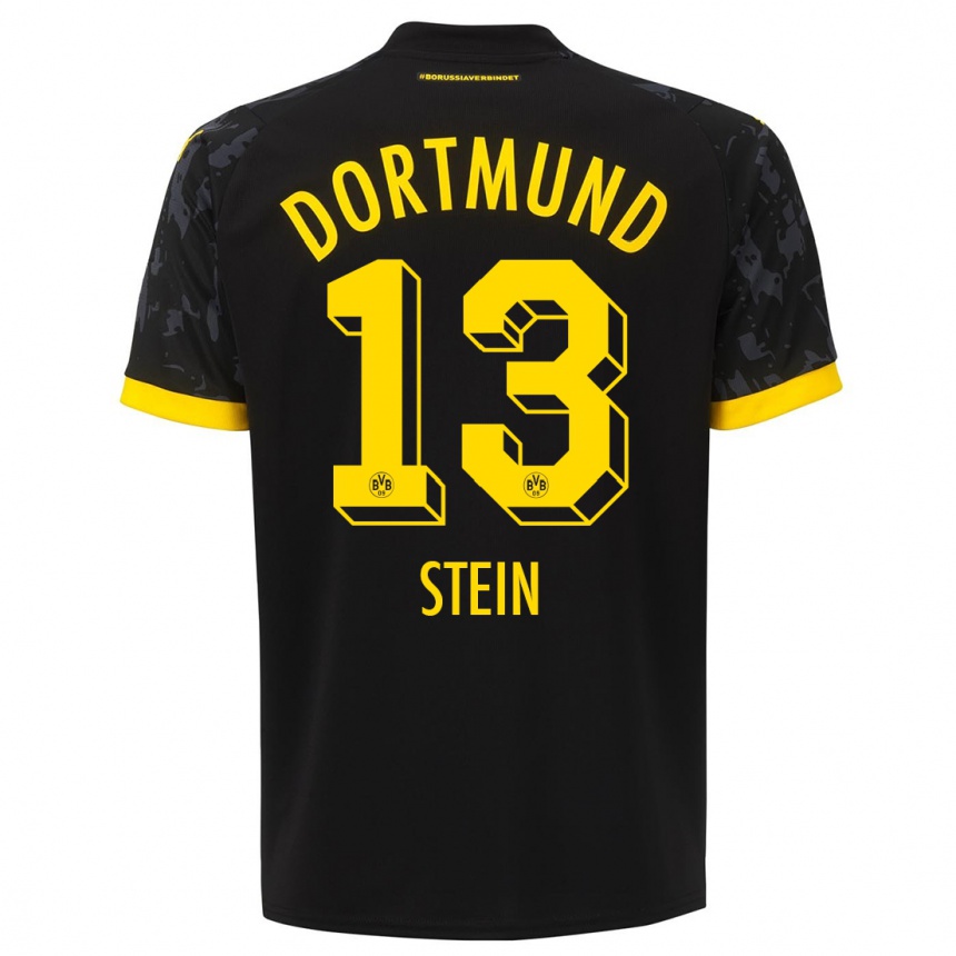 Femme Football Maillot Daniel Stein #13 Noir Tenues Extérieur 2023/24 Canada