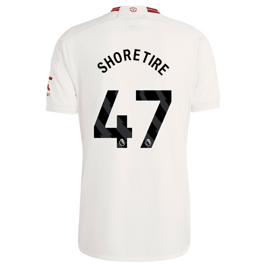 Femme Football Maillot Shola Shoretire #47 Blanc Troisieme 2023/24 Canada