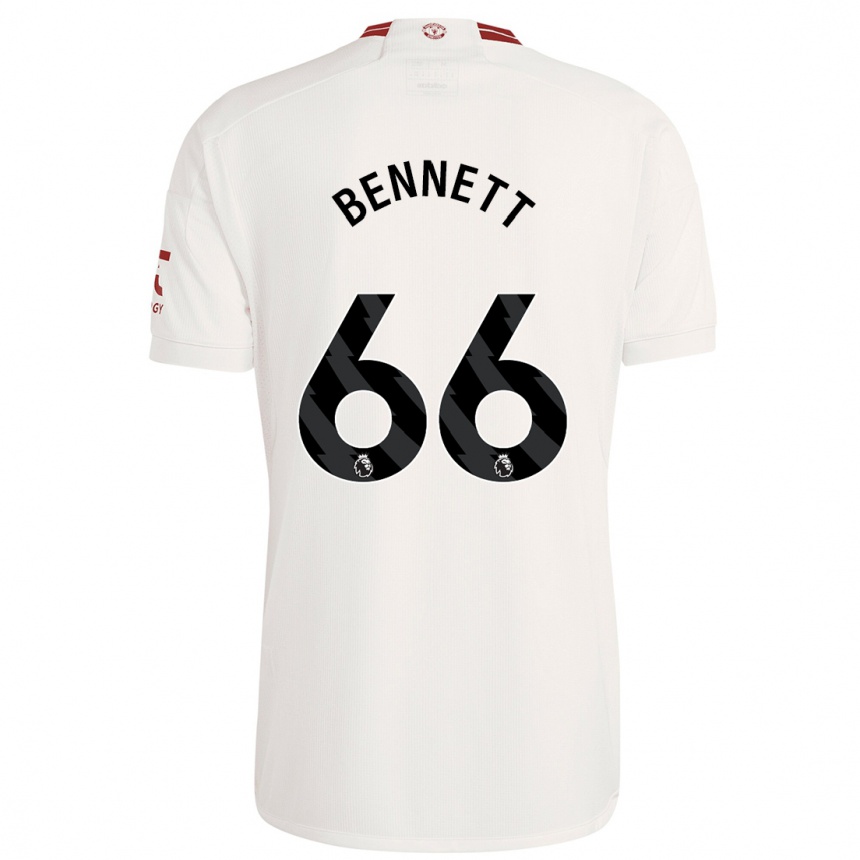 Women  Rhys Bennett #66 White Third Jersey 2023/24 T-Shirt Canada