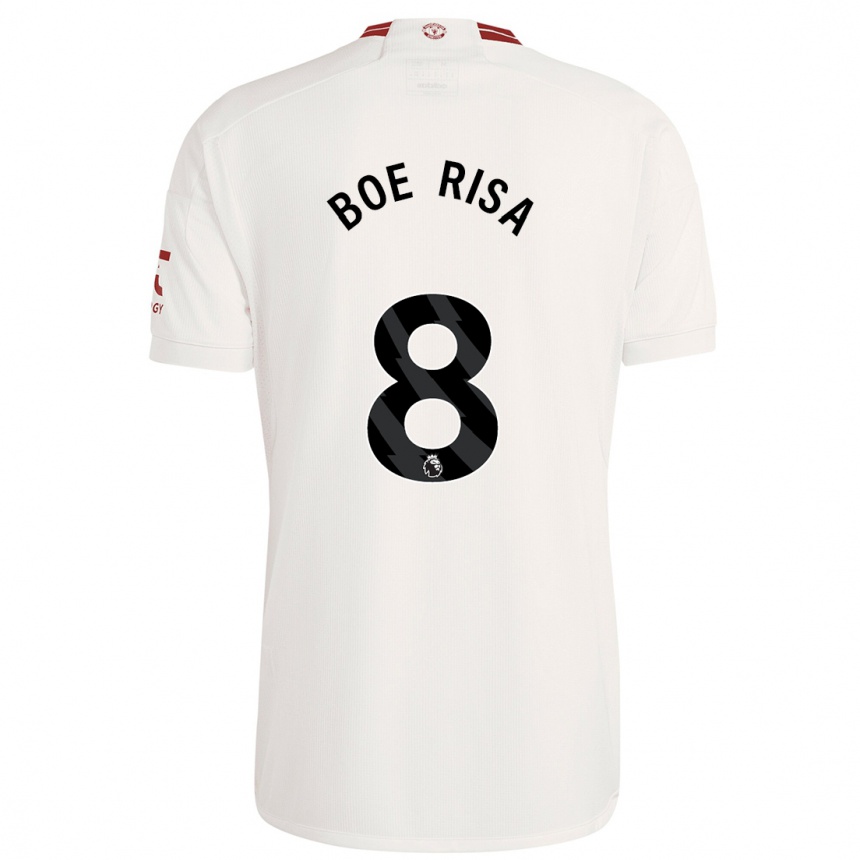 Women  Vilde Boe Risa #8 White Third Jersey 2023/24 T-Shirt Canada