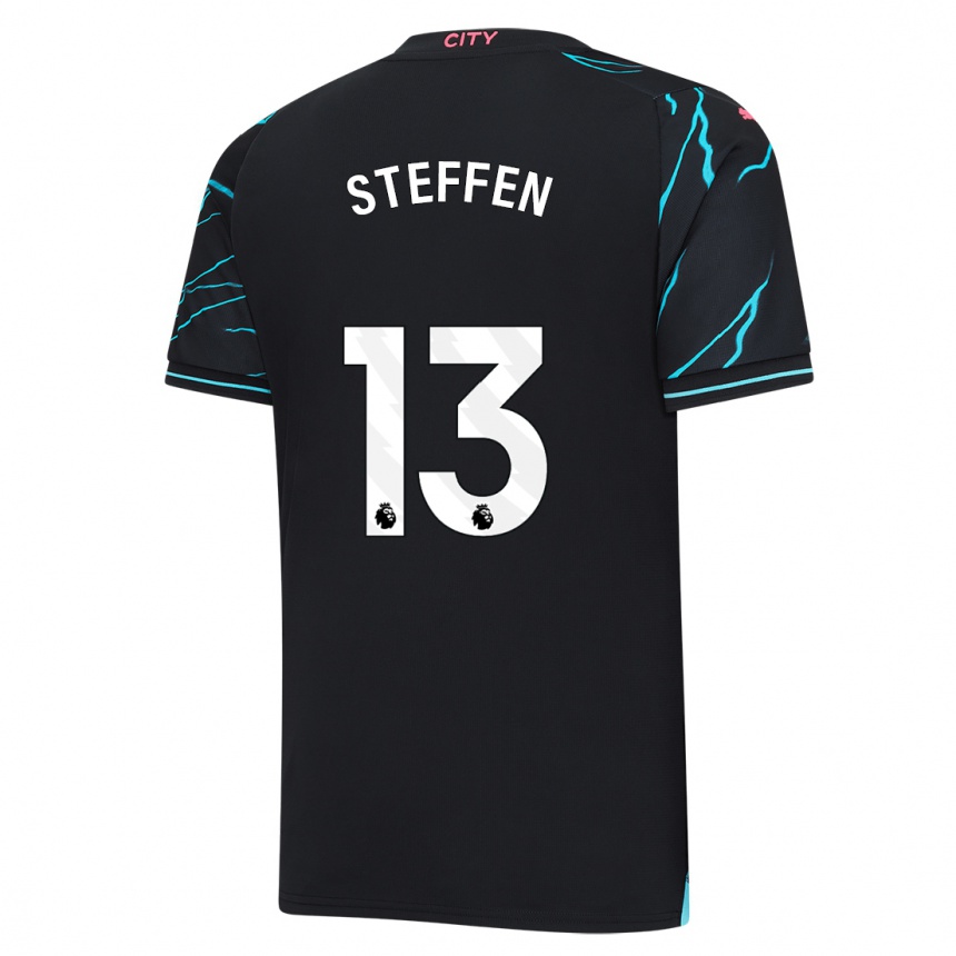 Femme Football Maillot Zack Steffen #13 Bleu Foncé Troisieme 2023/24 Canada