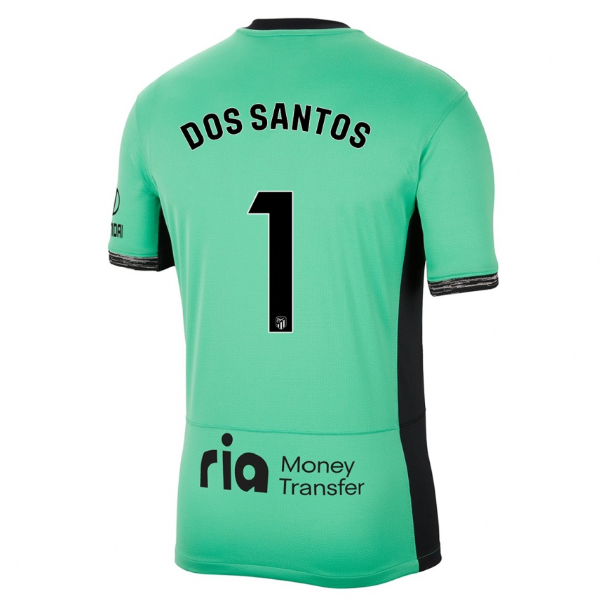 Women  Alex Dos Santos #1 Spring Green Third Jersey 2023/24 T-Shirt Canada