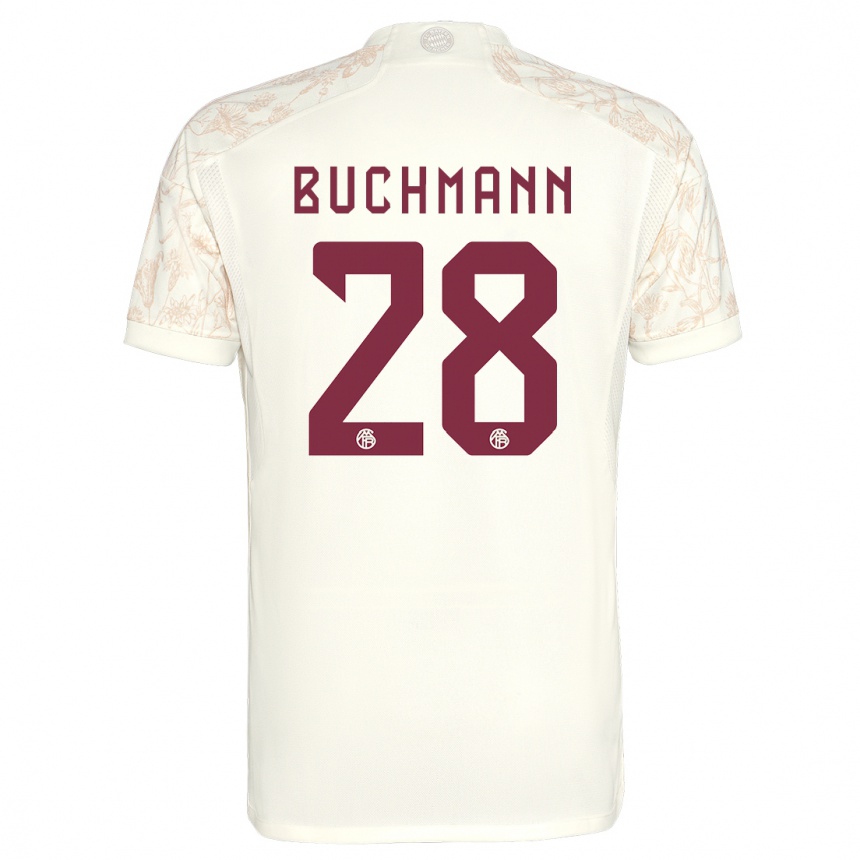 Femme Football Maillot Tarek Buchmann #28 Blanc Cassé Troisieme 2023/24 Canada