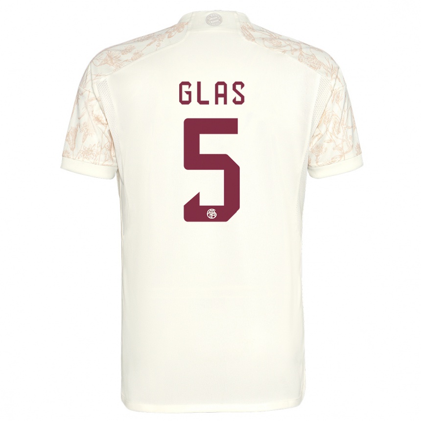 Femme Football Maillot Hanna Glas #5 Blanc Cassé Troisieme 2023/24 Canada