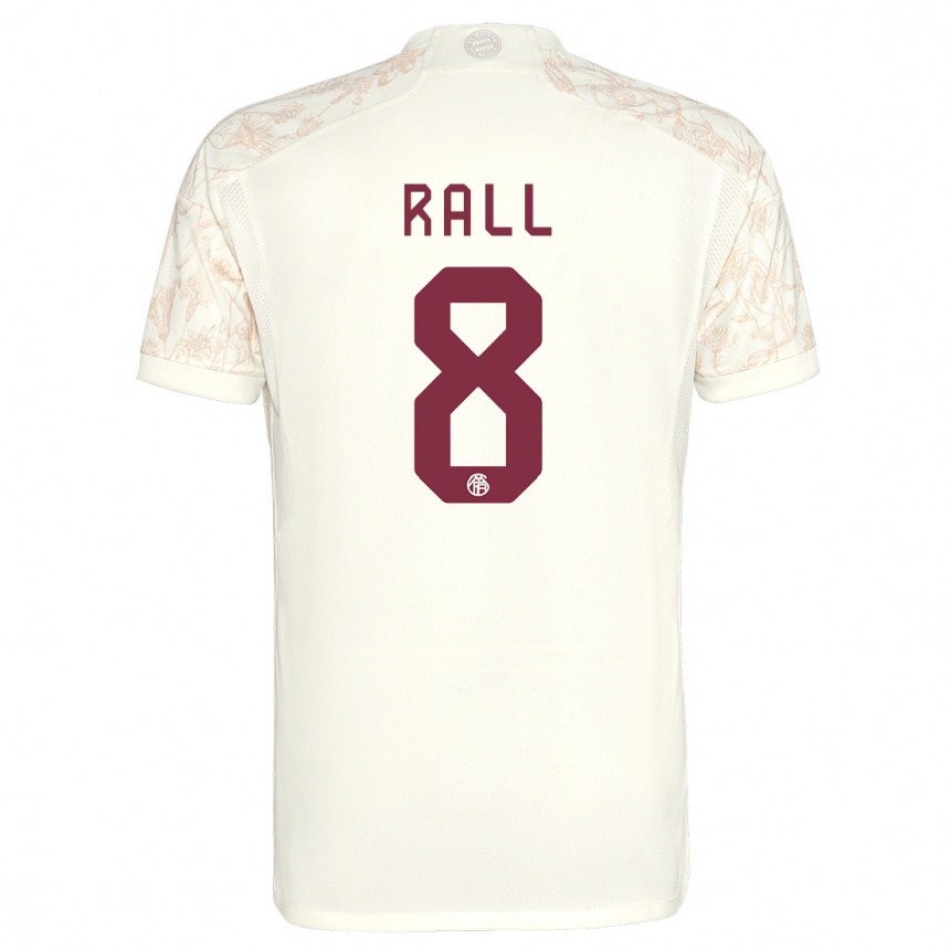 Femme Football Maillot Maximiliane Rall #8 Blanc Cassé Troisieme 2023/24 Canada