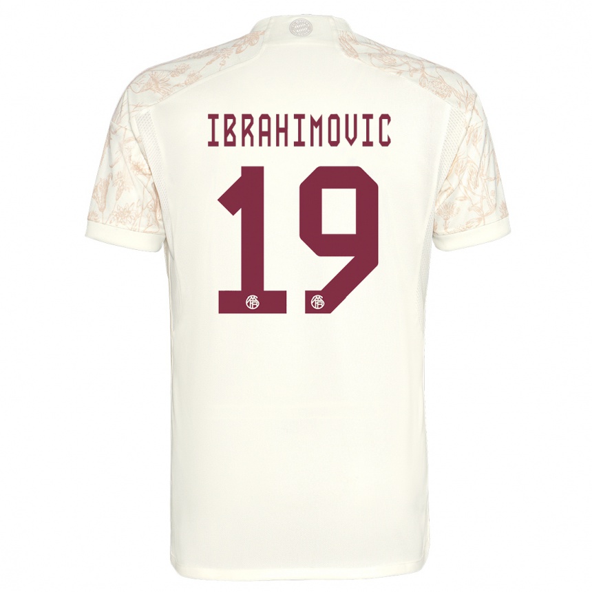 Femme Football Maillot Arijon Ibrahimovic #19 Blanc Cassé Troisieme 2023/24 Canada