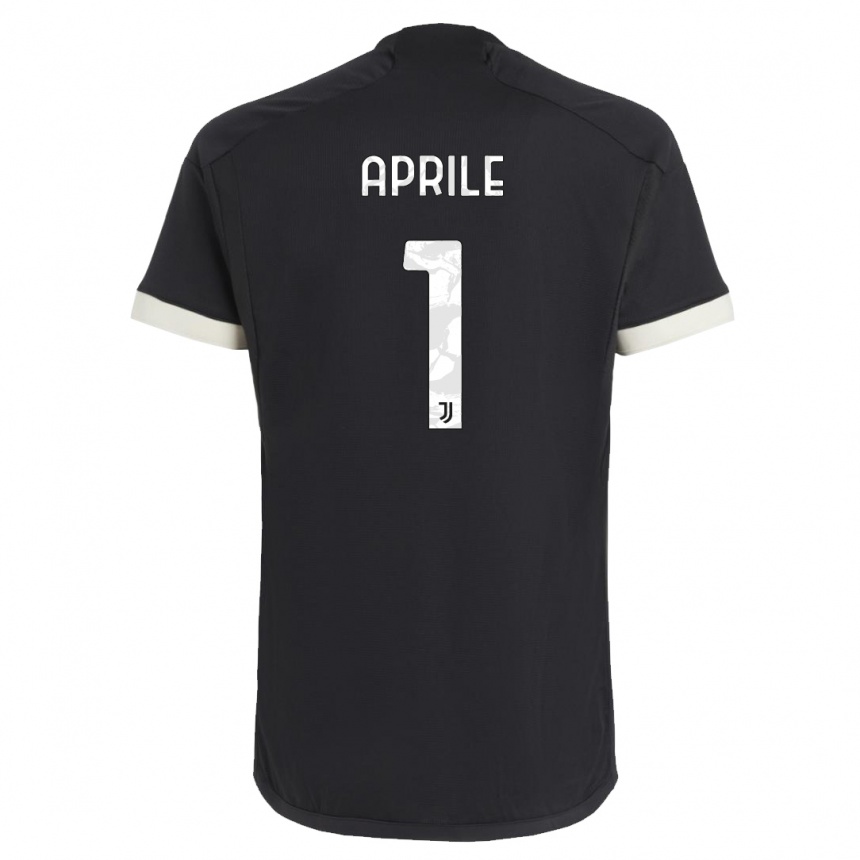 Femme Football Maillot Roberta Aprile #1 Noir Troisieme 2023/24 Canada