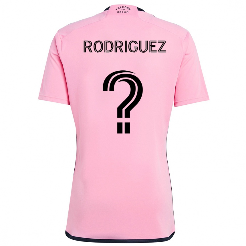 Enfant Football Maillot Emerson Rodríguez #0 Rose Tenues Domicile 2024/25 Canada