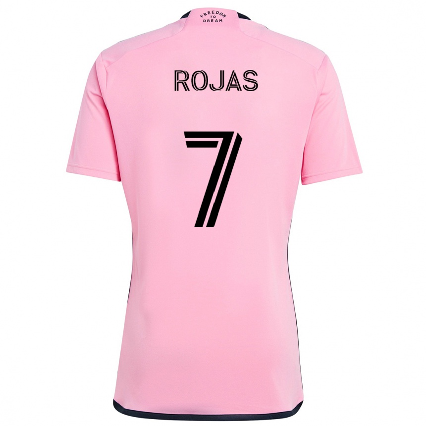 Enfant Football Maillot Matías Rojas #7 Rose Tenues Domicile 2024/25 Canada