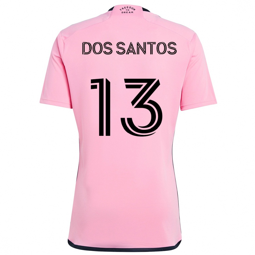 Enfant Football Maillot Cj Dos Santos #13 Rose Tenues Domicile 2024/25 Canada