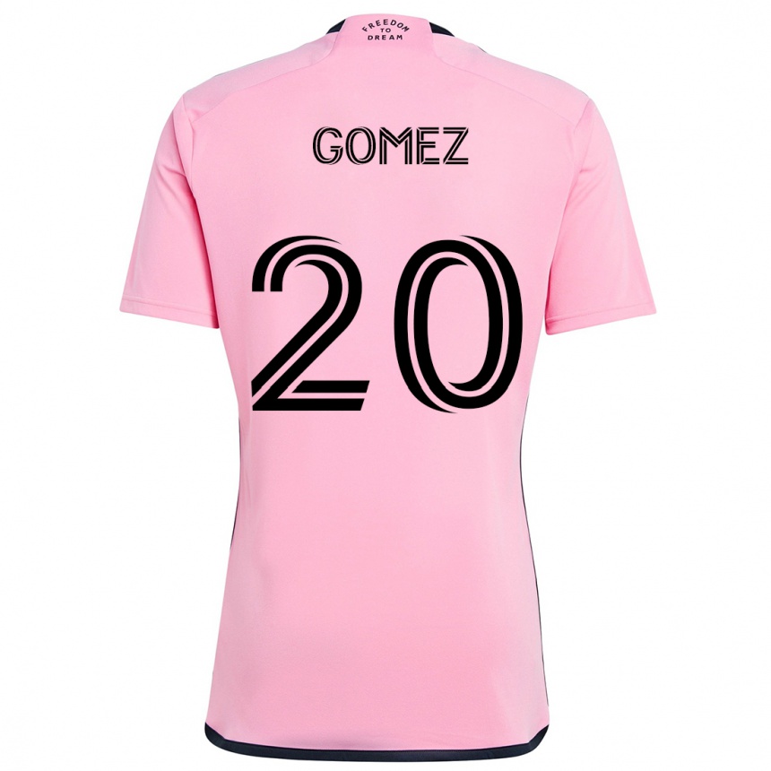 Enfant Football Maillot Diego Gómez #20 Rose Tenues Domicile 2024/25 Canada