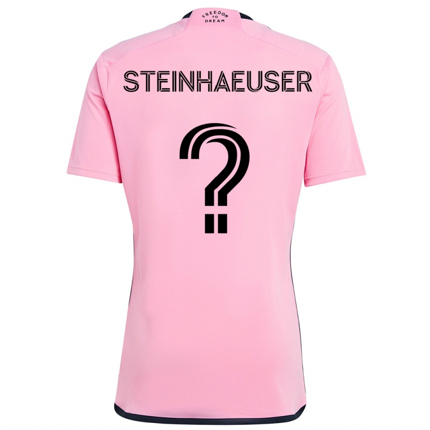 Enfant Football Maillot Marcus Steinhaeuser #0 Rose Tenues Domicile 2024/25 Canada