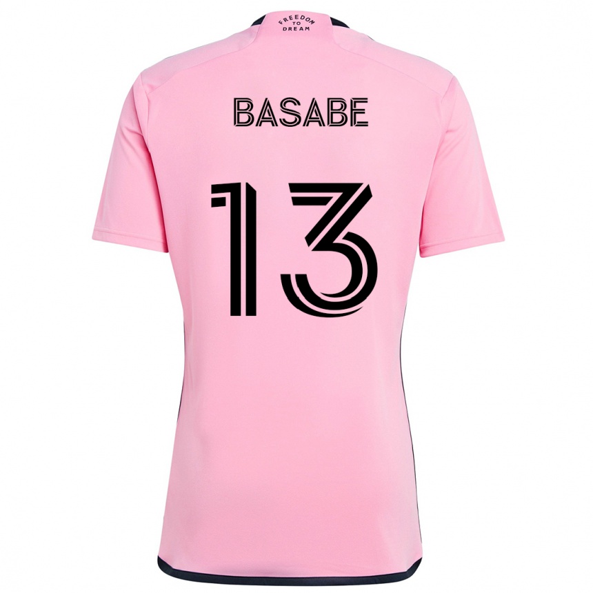 Enfant Football Maillot Samuel Basabe #13 Rose Tenues Domicile 2024/25 Canada