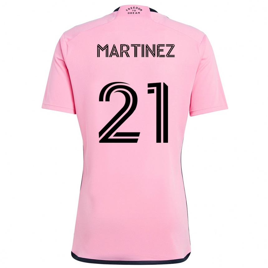 Enfant Football Maillot Derrek Martinez #21 Rose Tenues Domicile 2024/25 Canada