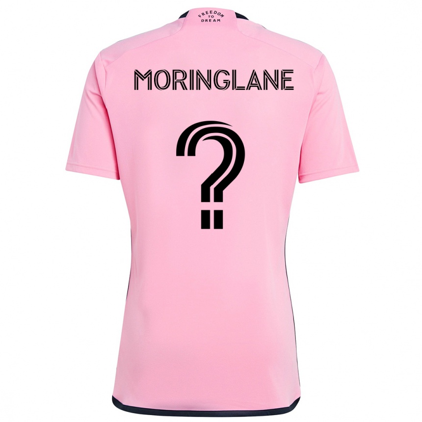 Enfant Football Maillot Luis Moringlane #0 Rose Tenues Domicile 2024/25 Canada