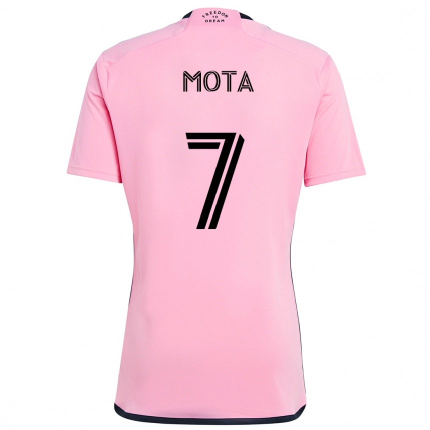 Enfant Football Maillot Jean Mota #7 Rose Tenues Domicile 2024/25 Canada