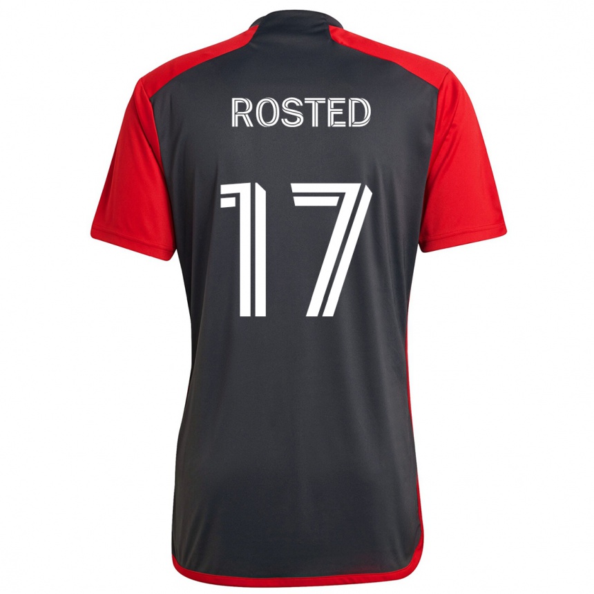 Kids Football Sigurd Rosted #17 Grayn Red Home Jersey 2024/25 T-Shirt Canada