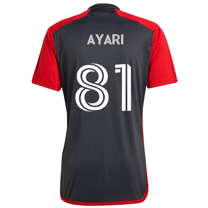 Kids Football Hassan Ayari #81 Grayn Red Home Jersey 2024/25 T-Shirt Canada