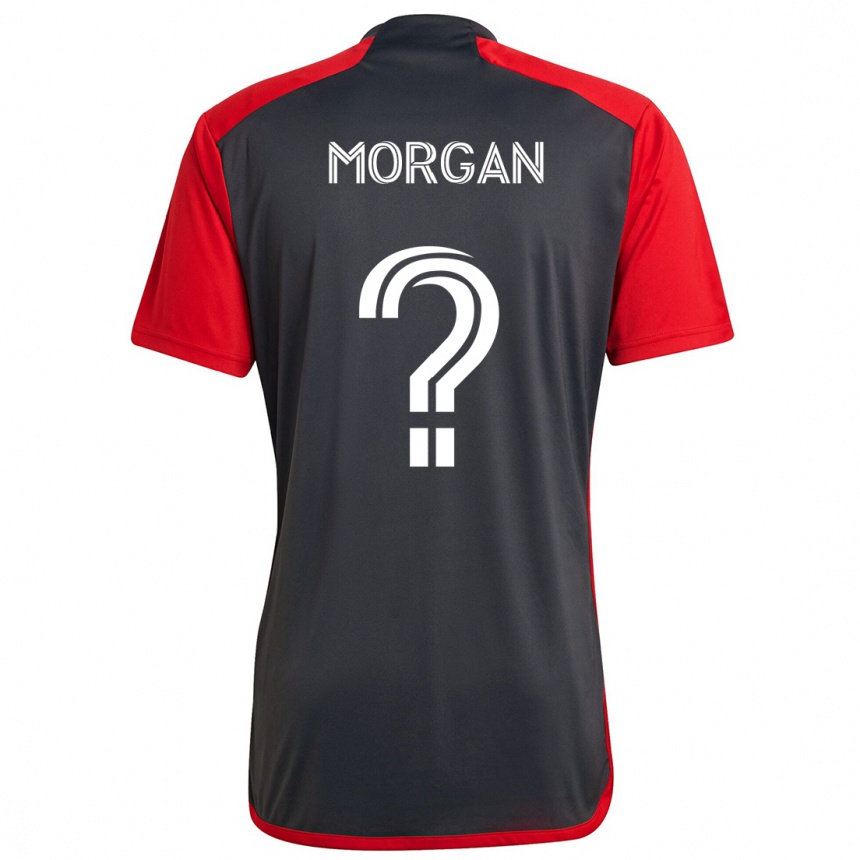 Kids Football Myles Morgan #0 Grayn Red Home Jersey 2024/25 T-Shirt Canada