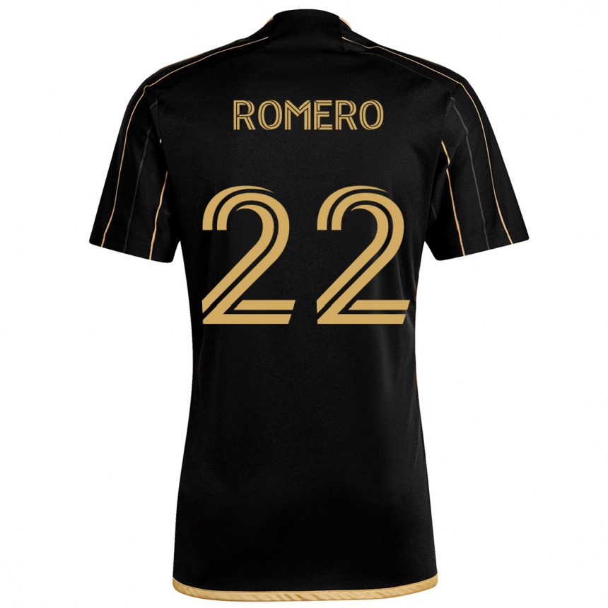 Enfant Football Maillot Abraham Romero #22 Or Noir Tenues Domicile 2024/25 Canada