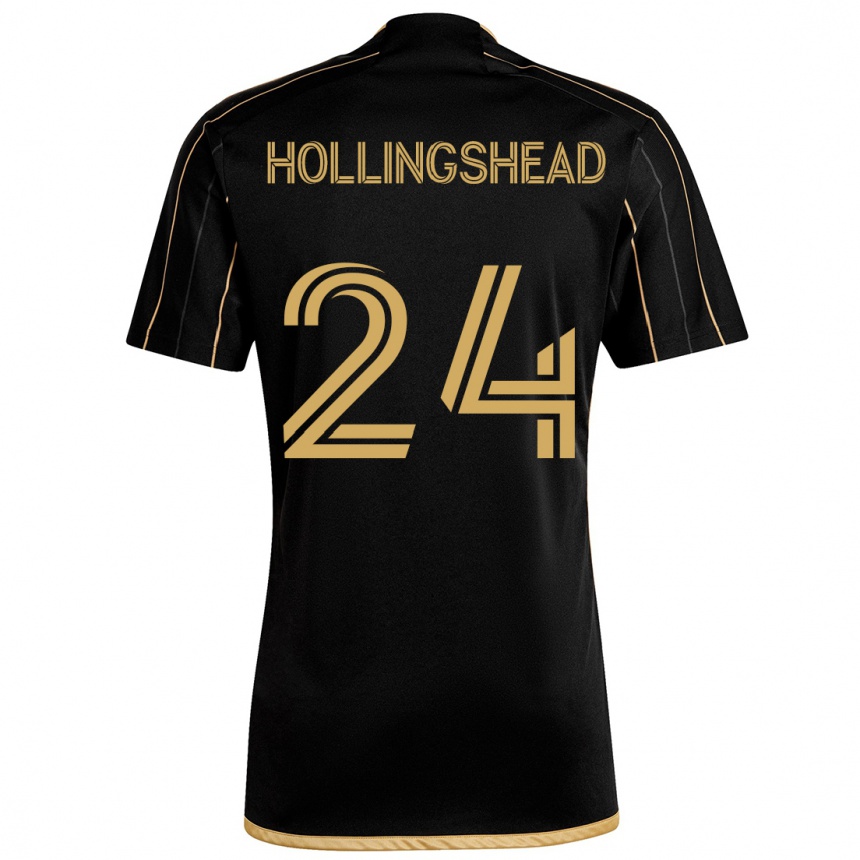 Enfant Football Maillot Ryan Hollingshead #24 Or Noir Tenues Domicile 2024/25 Canada