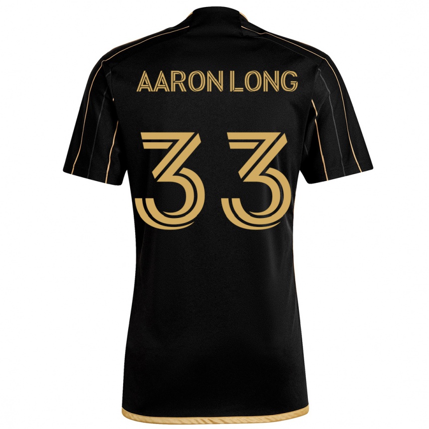 Enfant Football Maillot Aaron Long #33 Or Noir Tenues Domicile 2024/25 Canada