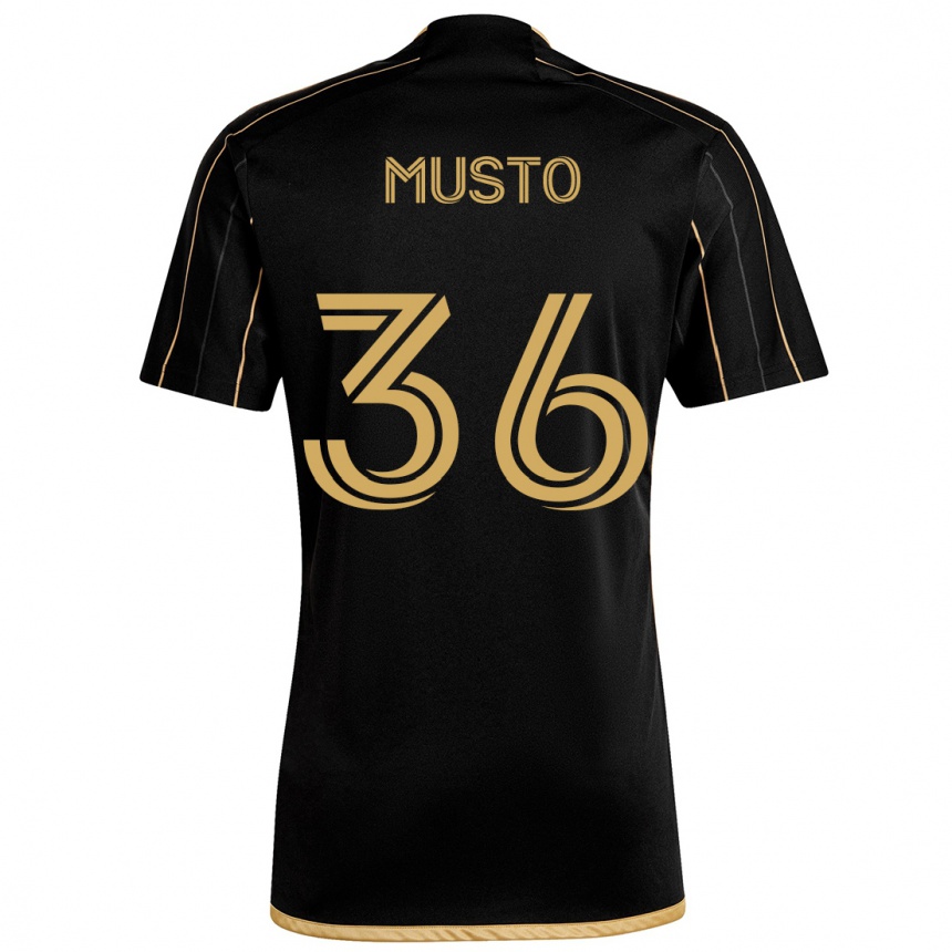 Enfant Football Maillot Tommy Musto #36 Or Noir Tenues Domicile 2024/25 Canada