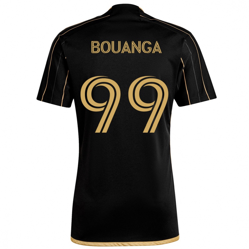 Enfant Football Maillot Denis Bouanga #99 Or Noir Tenues Domicile 2024/25 Canada