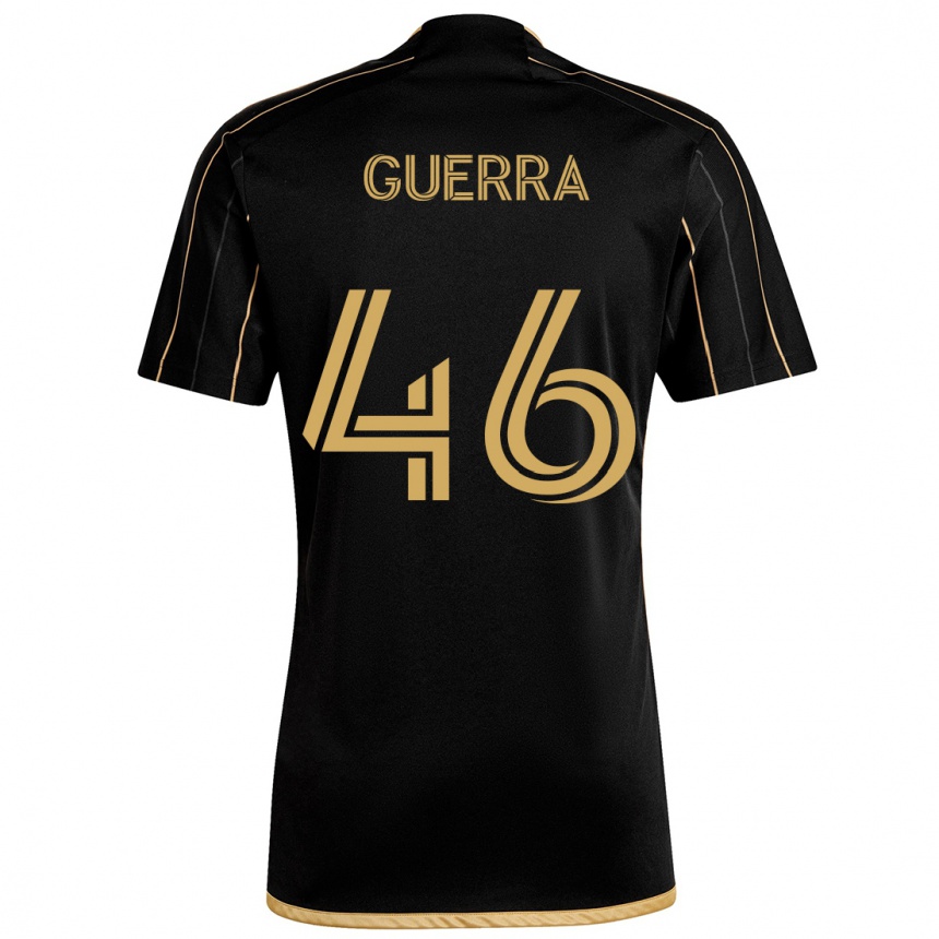 Enfant Football Maillot Decarlo Guerra #46 Or Noir Tenues Domicile 2024/25 Canada